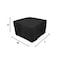 Eevelle Meridian Square Table Set Cover, Black, 98 in L x 98 in W x 25.5 in H MDTSQCL-BLK - alternate 1